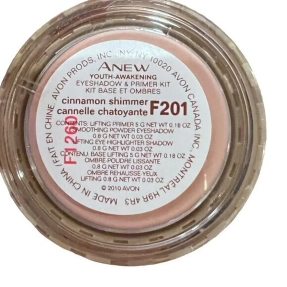 Discontinued Anew Eyeshadow & Primer Duo by AVON NEW In‎ Box Cinnamon Shimmer